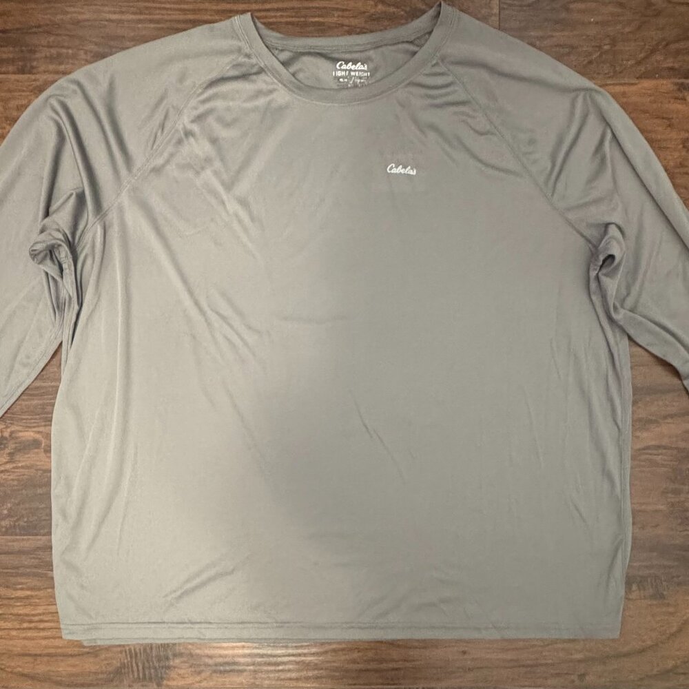 Cabela's Light Weight Grey Thermal Long Sleeve